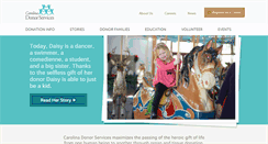 Desktop Screenshot of carolinadonorservices.org